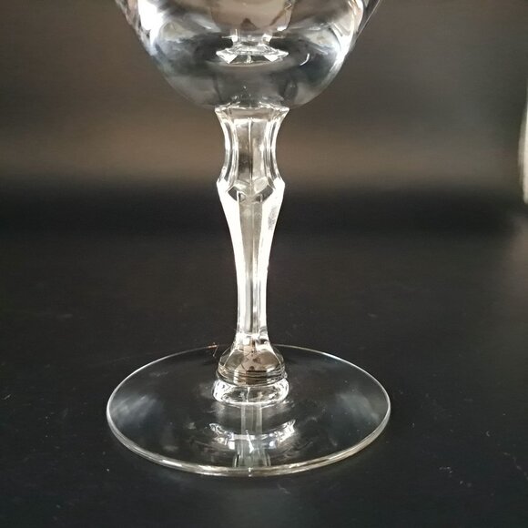 Fostoria Engagement Platinum Trim Stem Champagne Tall Sherbet - Picture 7 of 9